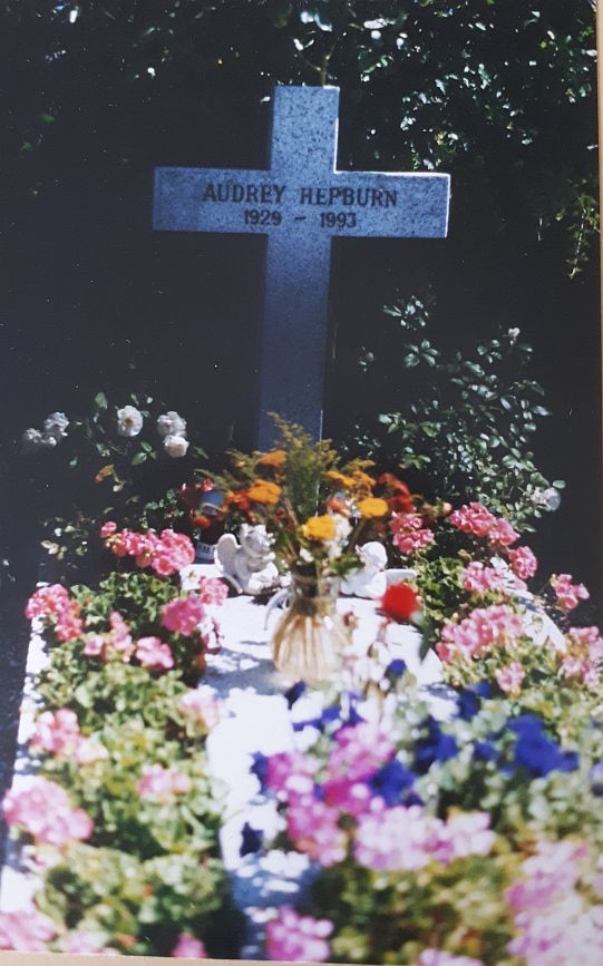 Audrey Hepburn's grave